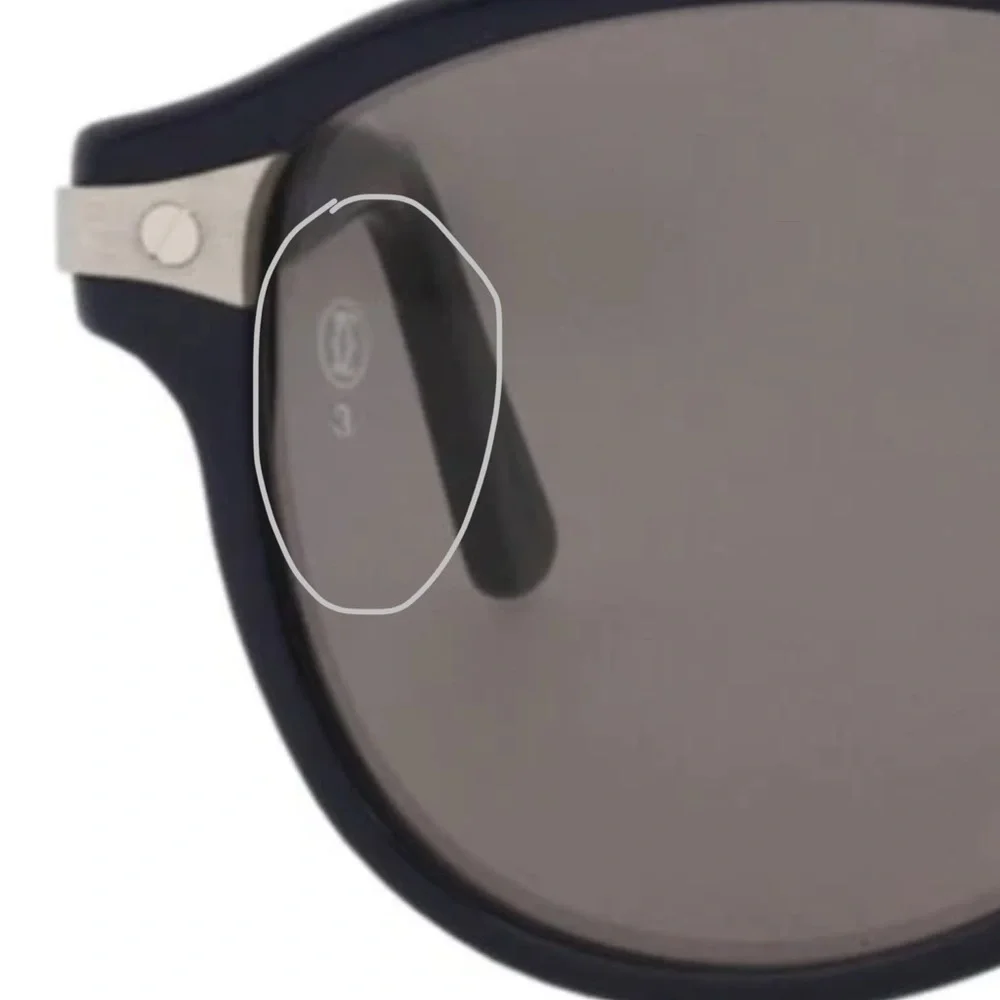 Santos Cartier Dark Frame Sunglasses made in France with code.